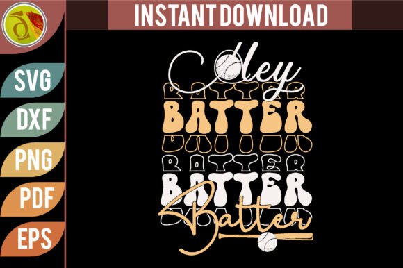 Hey Batter Baseball Retro Svg Design Review
