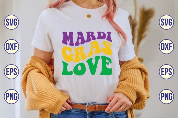 Mardi Gras Love Retro SVG Review