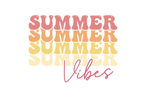 Summer Vibes SVG PNG Retro SVG